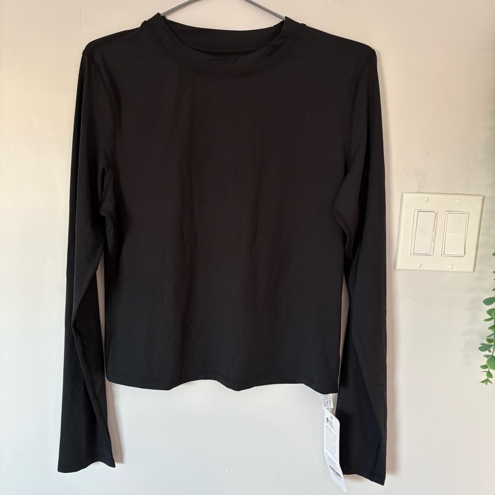 CRZ YOGA Classic Black Long Sleeve Top